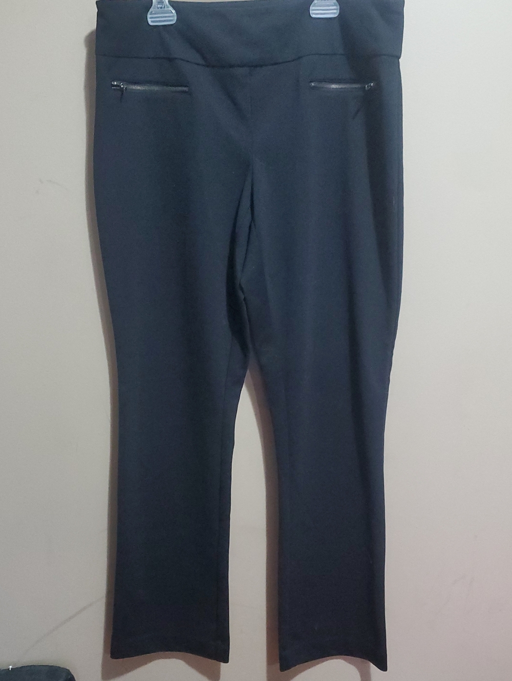 Reitmans Black Petite Ponte Pants Size 12p
